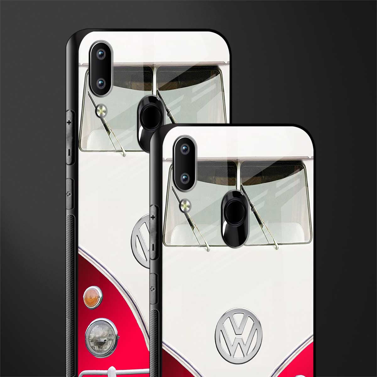 vintage volkswagen glass case for vivo y91 image-2