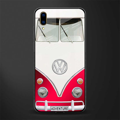 vintage volkswagen glass case for vivo v11 pro image