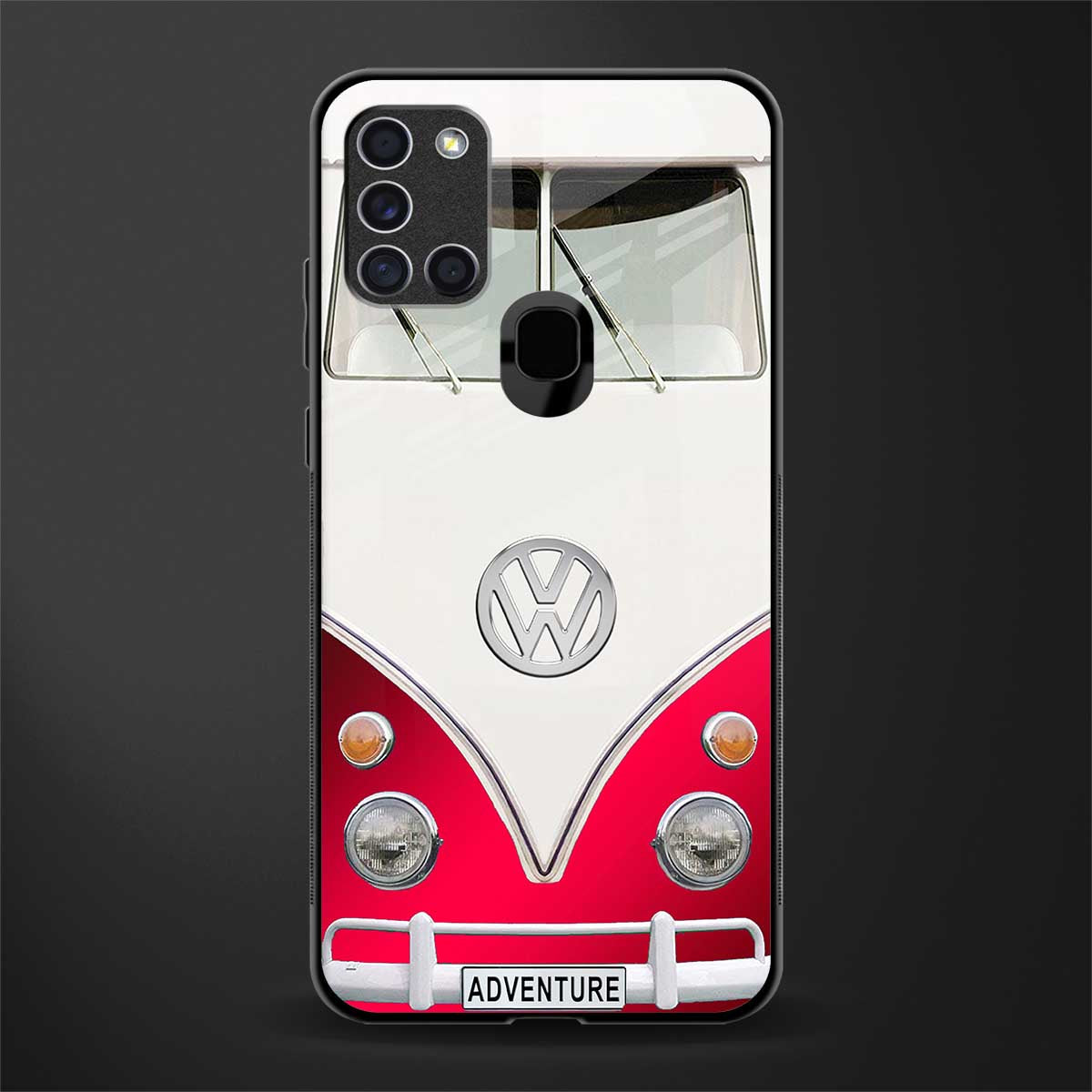 vintage volkswagen glass case for samsung galaxy a21s image