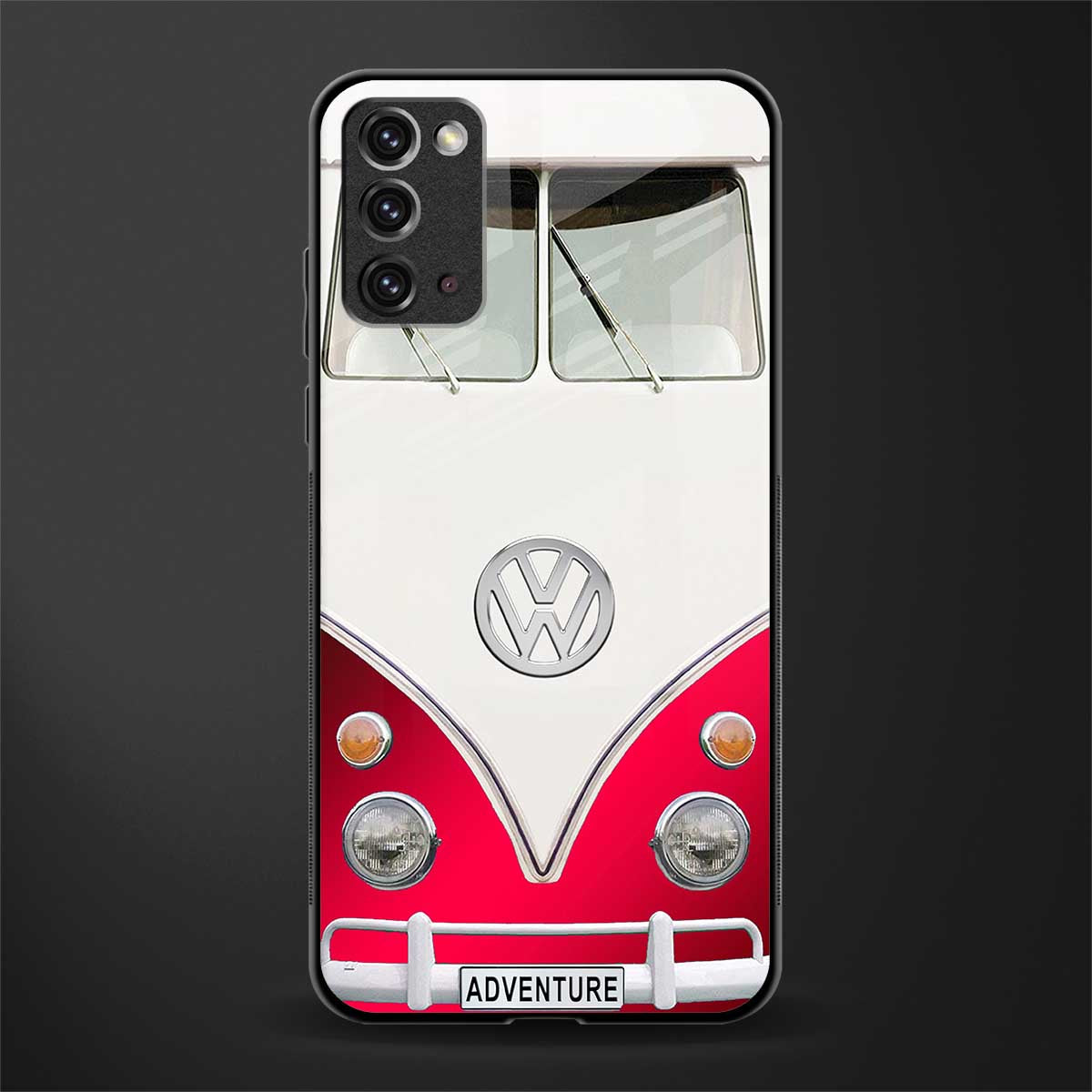 vintage volkswagen glass case for samsung galaxy note 20 image