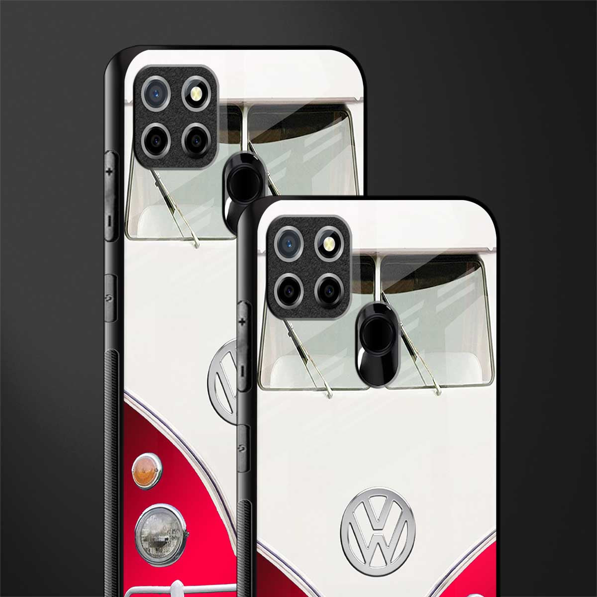 vintage volkswagen glass case for realme narzo 30a image-2