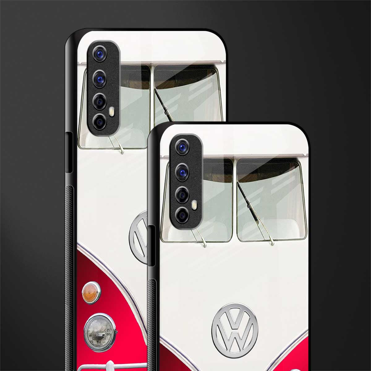 vintage volkswagen glass case for realme 7 image-2