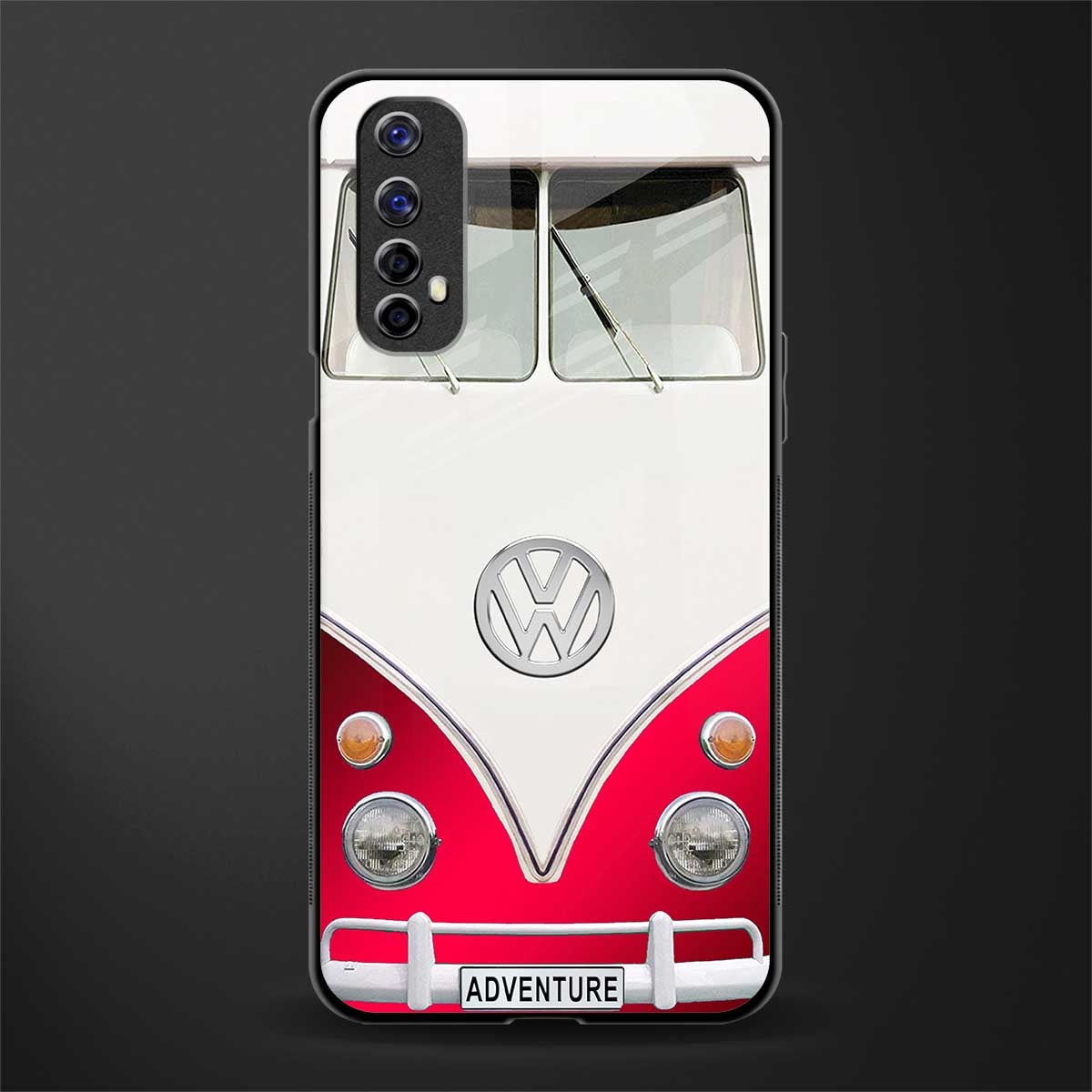 vintage volkswagen glass case for realme 7 image