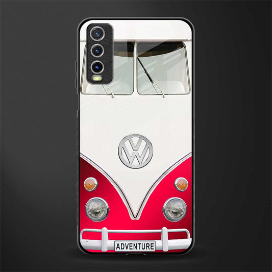 vintage volkswagen glass case for vivo y20 image