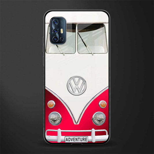 vintage volkswagen glass case for vivo v17 image