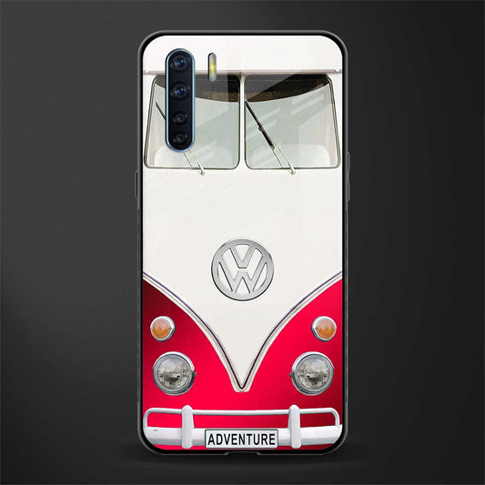 vintage volkswagen glass case for oppo f15 image