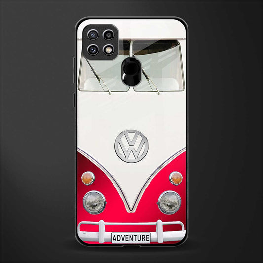 vintage volkswagen glass case for oppo a15 image