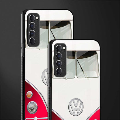 vintage volkswagen glass case for oppo reno 4 pro image-2