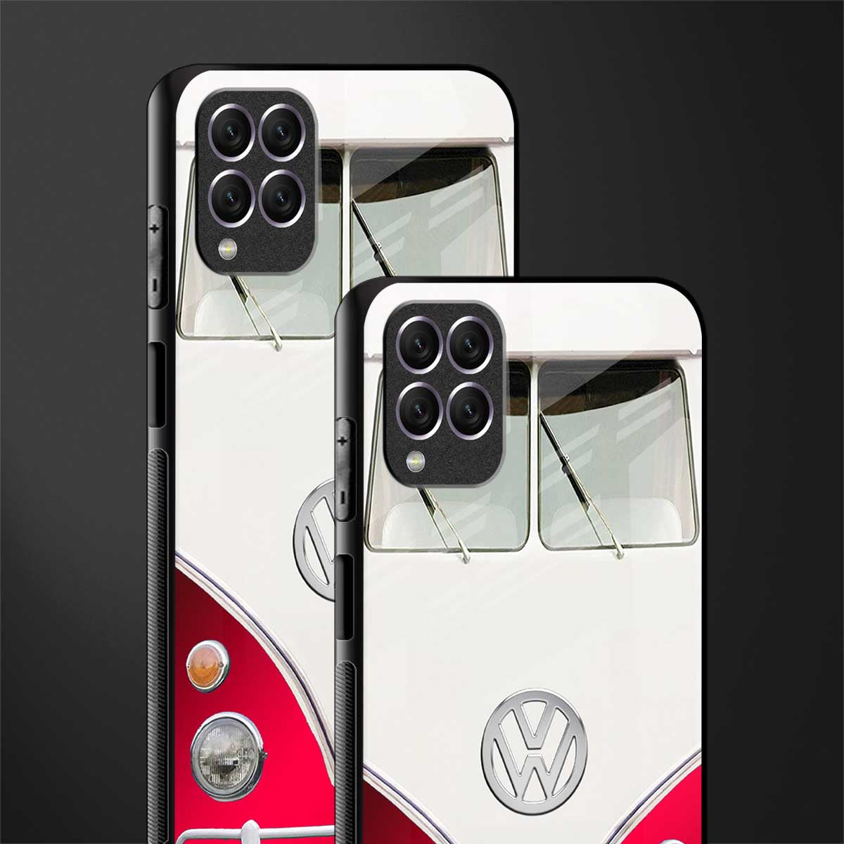 vintage volkswagen glass case for samsung galaxy f62 image-2