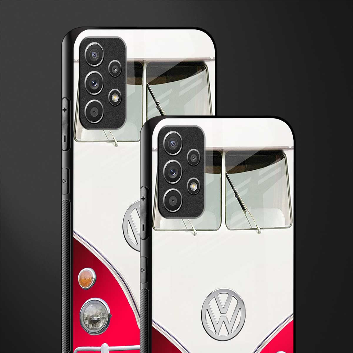 vintage volkswagen glass case for samsung galaxy a52 image-2