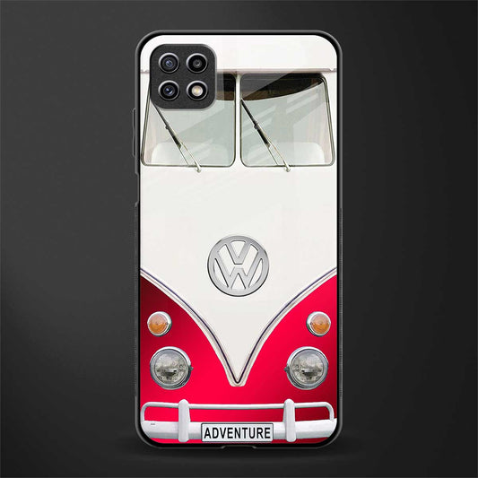 vintage volkswagen glass case for samsung galaxy a22 5g image
