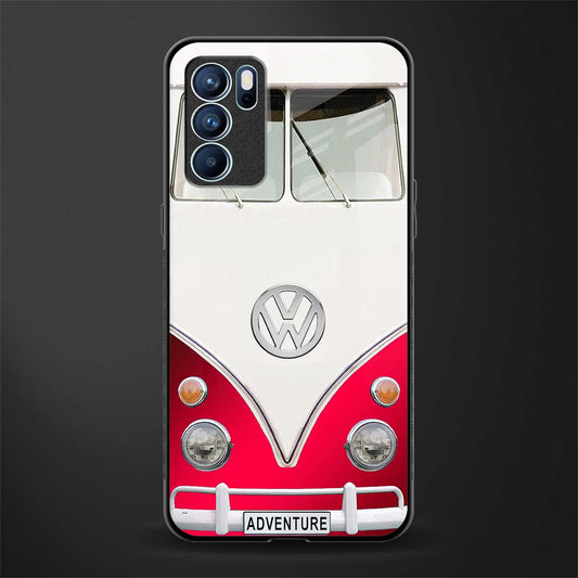 vintage volkswagen glass case for oppo reno6 pro 5g image