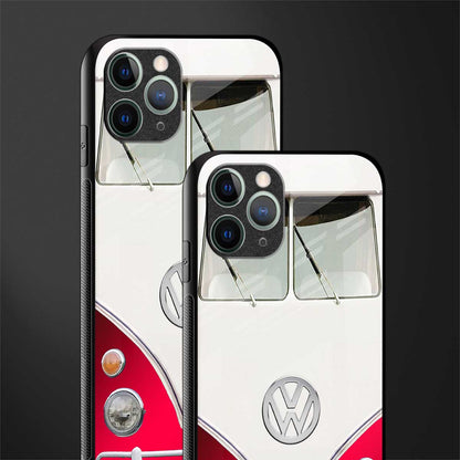 vintage volkswagen glass case for iphone 11 pro max image-2