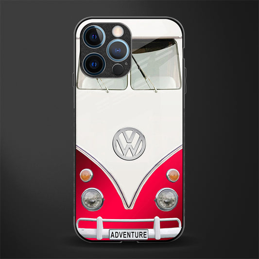 vintage volkswagen glass case for iphone 12 pro image