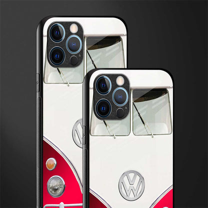 vintage volkswagen glass case for iphone 14 pro max image-2