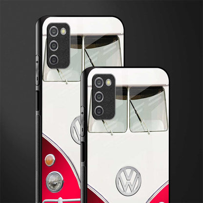 vintage volkswagen glass case for samsung galaxy a03s image-2