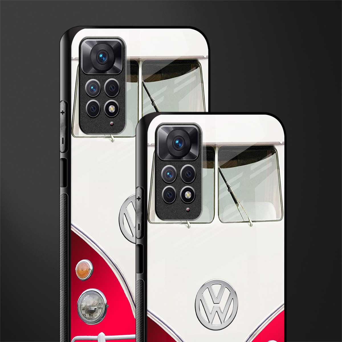 vintage volkswagen back phone cover | glass case for redmi note 11 pro plus 4g/5g