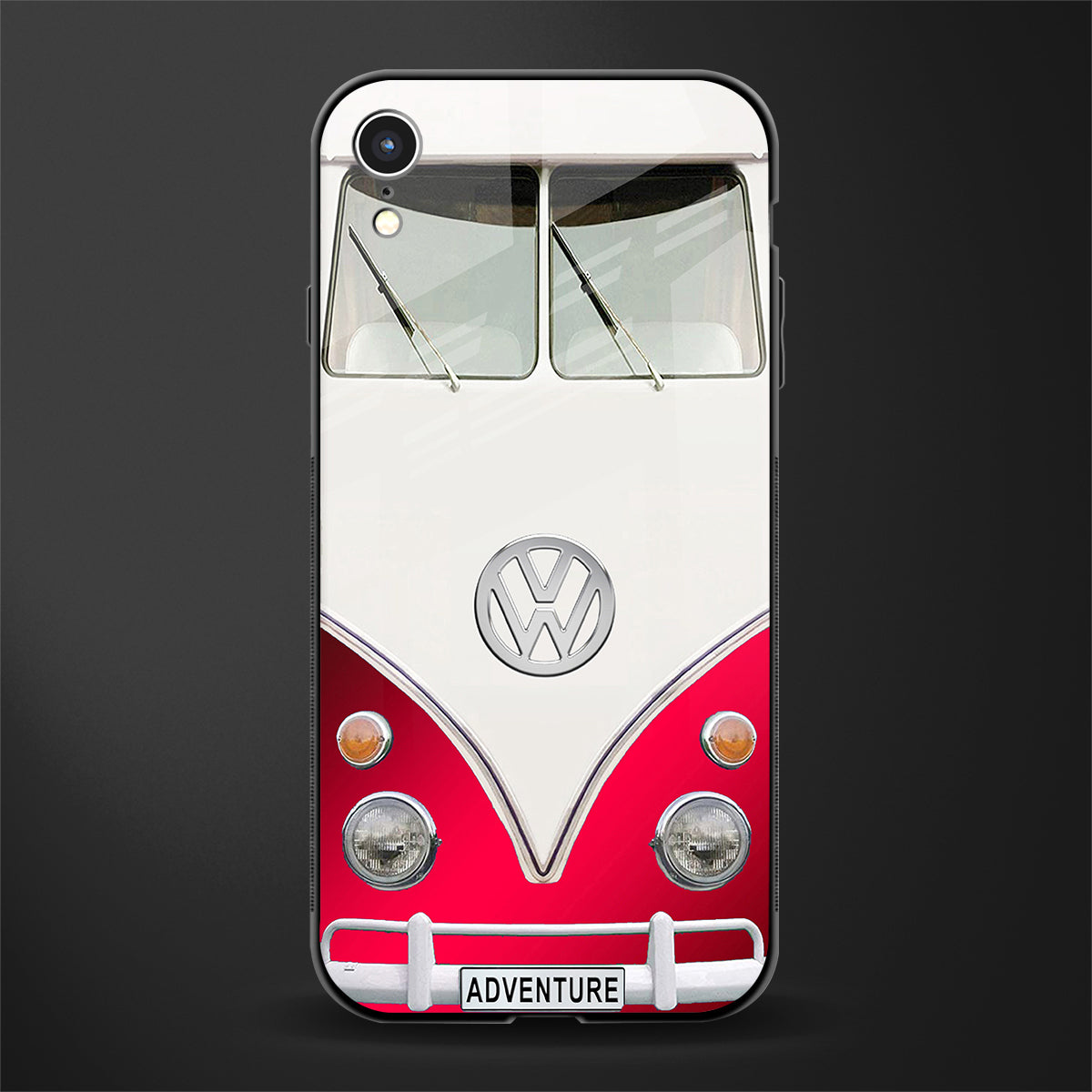 vintage volkswagen glass case for iphone xr image