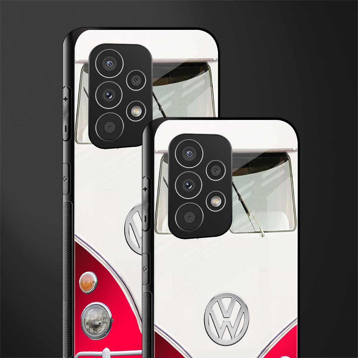 vintage volkswagen back phone cover | glass case for samsung galaxy a53 5g