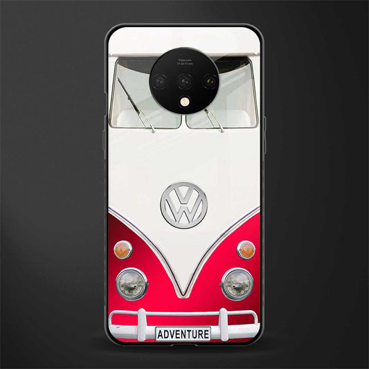 vintage volkswagen glass case for oneplus 7t image