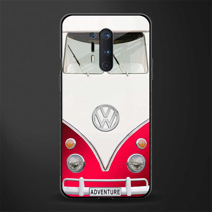 vintage volkswagen glass case for oneplus 8 pro image