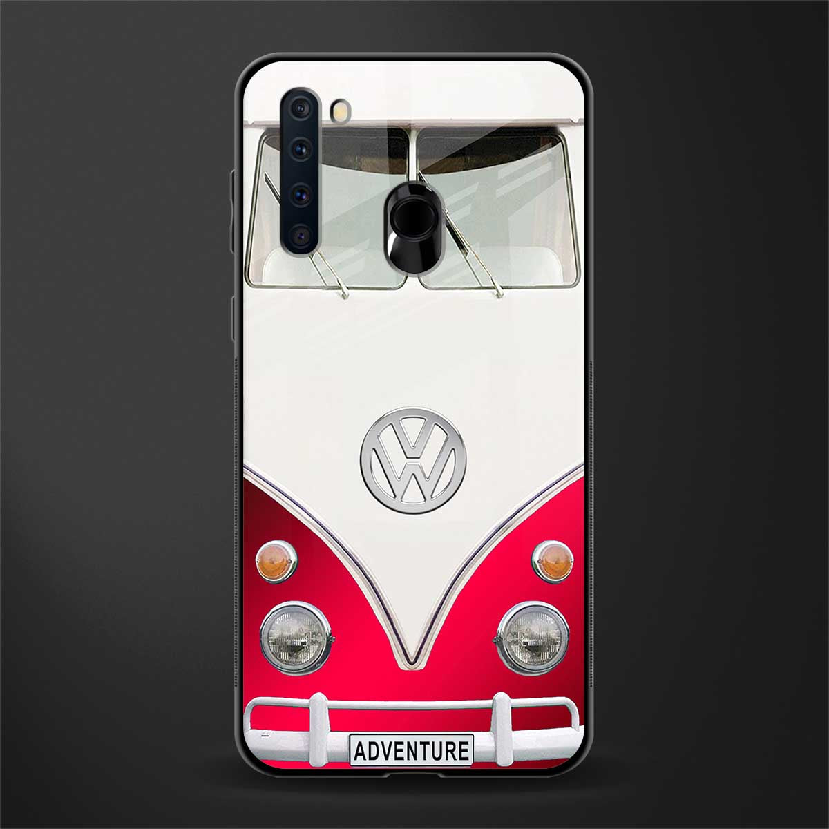 vintage volkswagen glass case for samsung a21 image