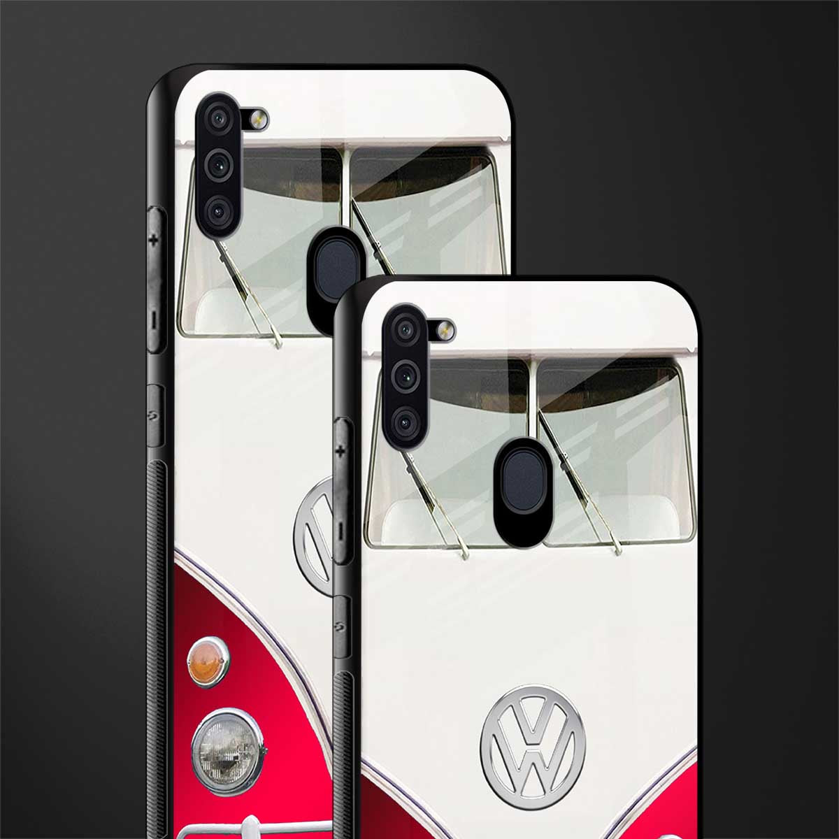 vintage volkswagen glass case for samsung a11 image-2