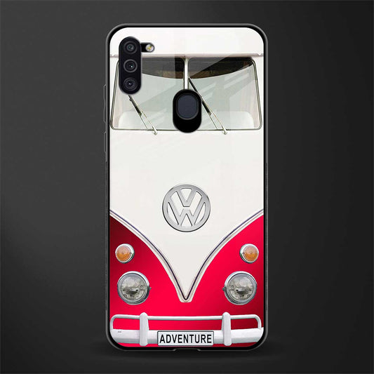 vintage volkswagen glass case for samsung a11 image