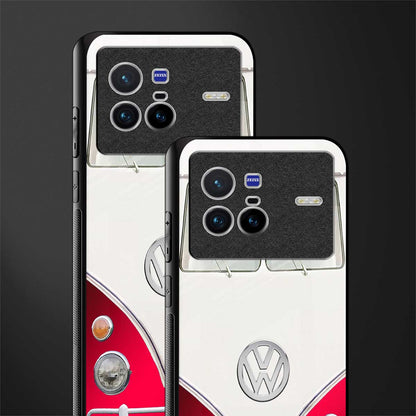 vintage volkswagen glass case for vivo x80 image-2