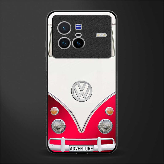 vintage volkswagen glass case for vivo x80 image