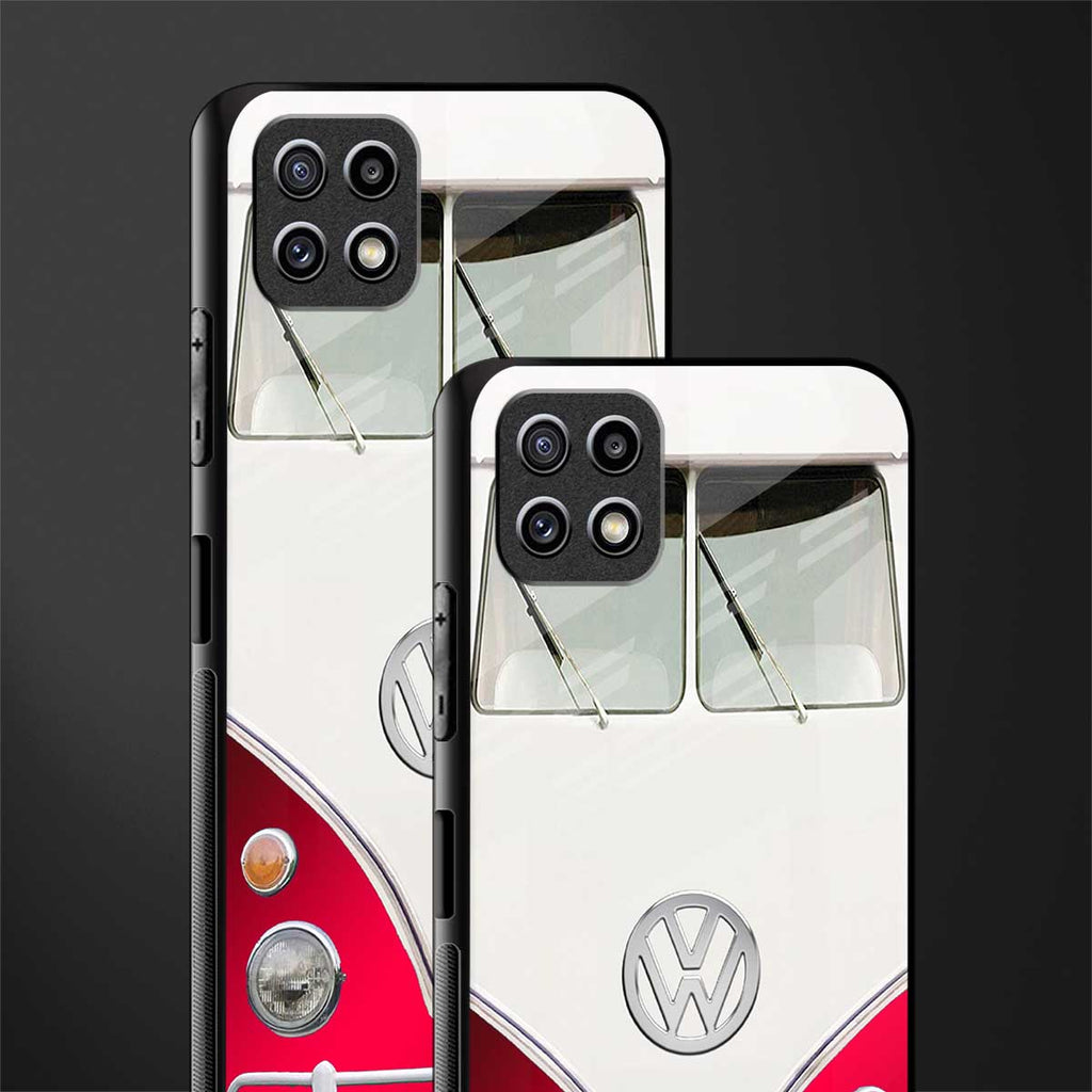 vintage volkswagen back phone cover | glass case for samsung galaxy f42
