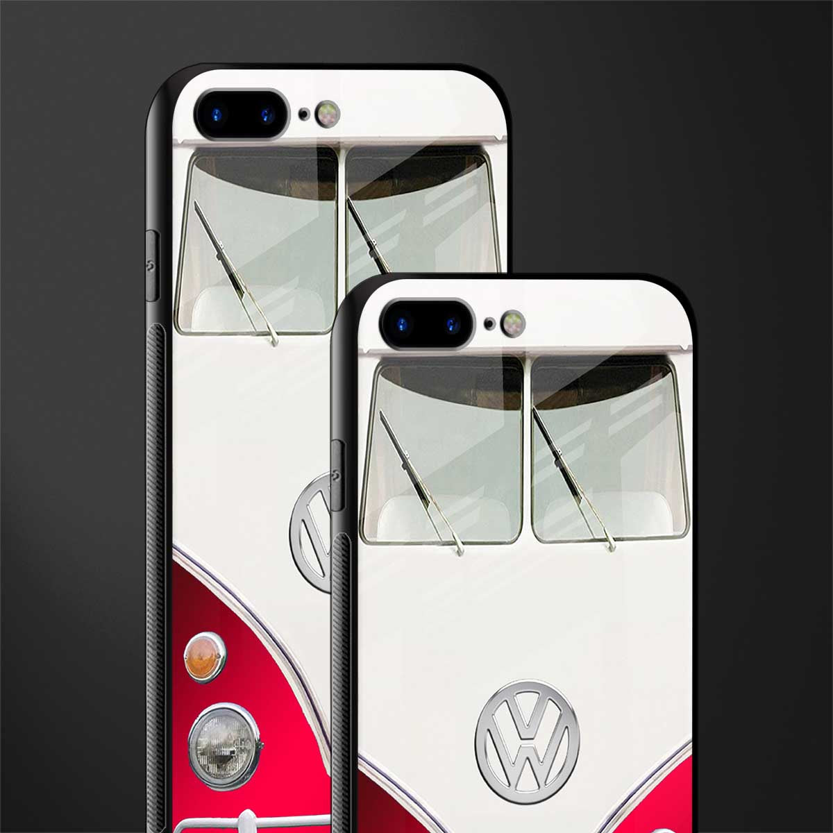 vintage volkswagen glass case for iphone 8 plus image-2