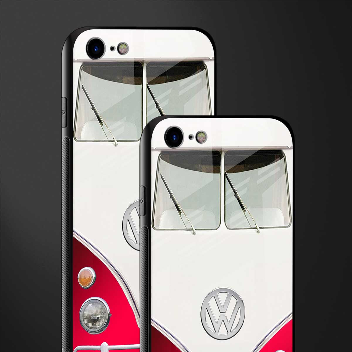 vintage volkswagen glass case for iphone 8 image-2