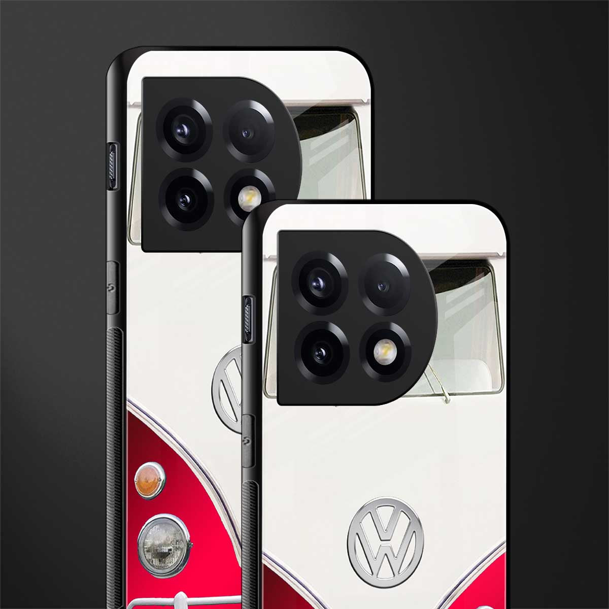 vintage volkswagen back phone cover | glass case for oneplus 11