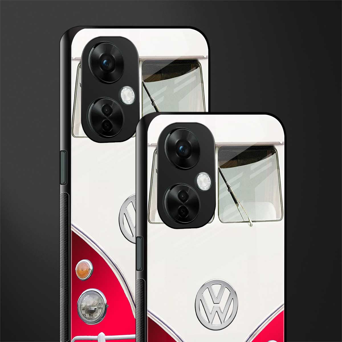 vintage volkswagen back phone cover | glass case for oneplus nord ce 3 lite