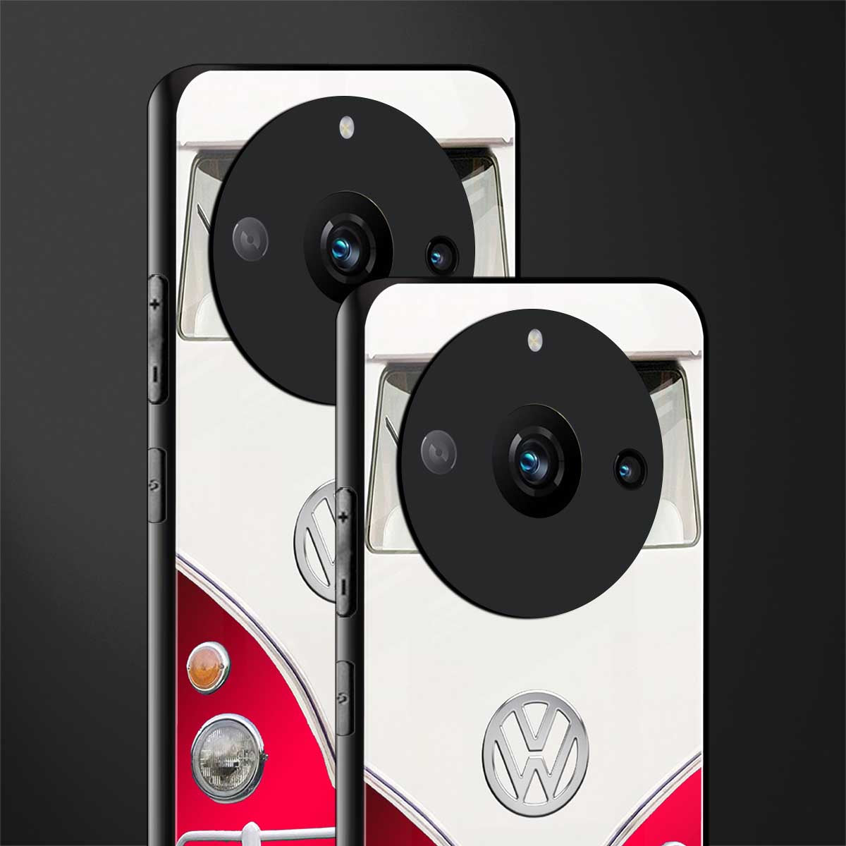 vintage volkswagen back phone cover | glass case for realme 11 pro 5g