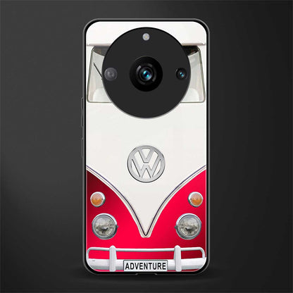 vintage volkswagen back phone cover | glass case for realme 11 pro 5g