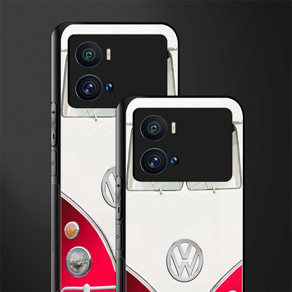 vintage volkswagen back phone cover | glass case for iQOO 9 Pro