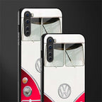vintage volkswagen glass case for oneplus nord ac2001 image-2