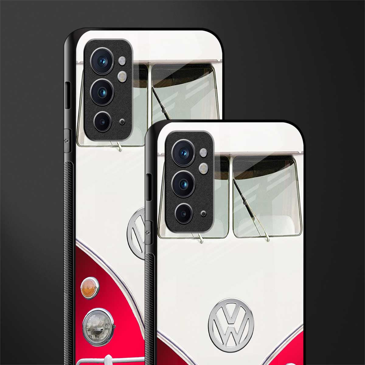 vintage volkswagen glass case for oneplus 9rt image-2
