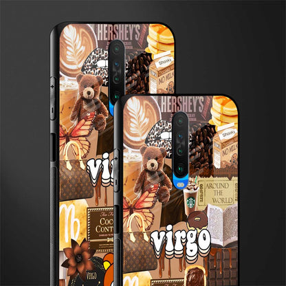 virgo aesthetic collage glass case for poco x2 image-2