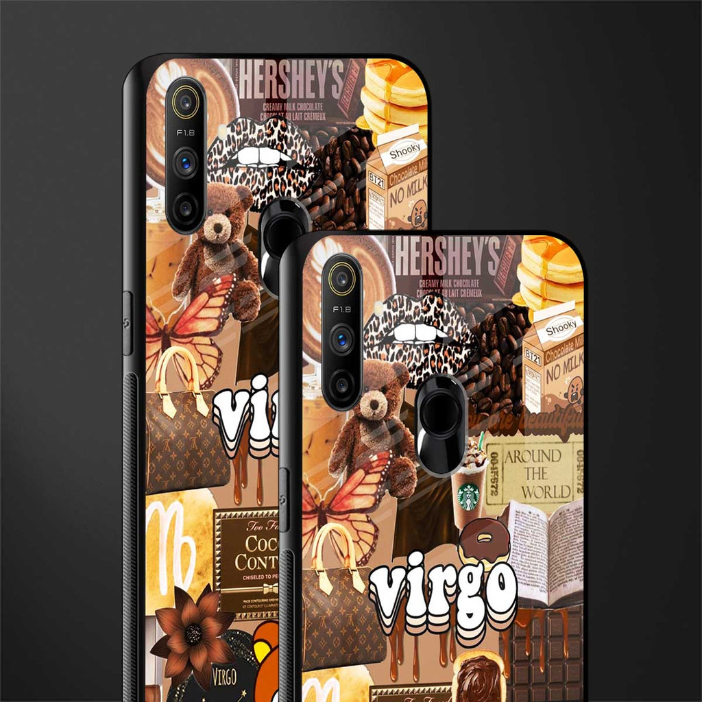 virgo aesthetic collage glass case for realme narzo 10a image-2