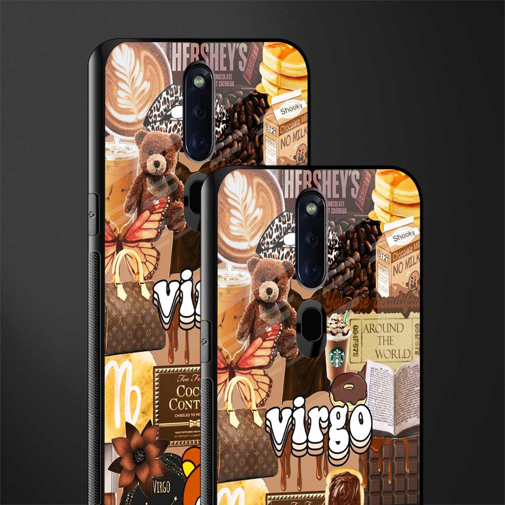virgo aesthetic collage glass case for oppo f11 pro image-2