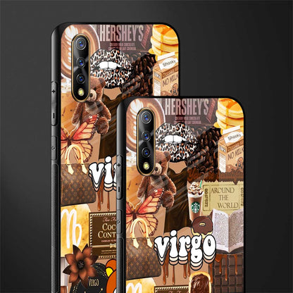 virgo aesthetic collage glass case for vivo s1 image-2