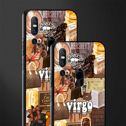 virgo aesthetic collage glass case for vivo v15 image-2