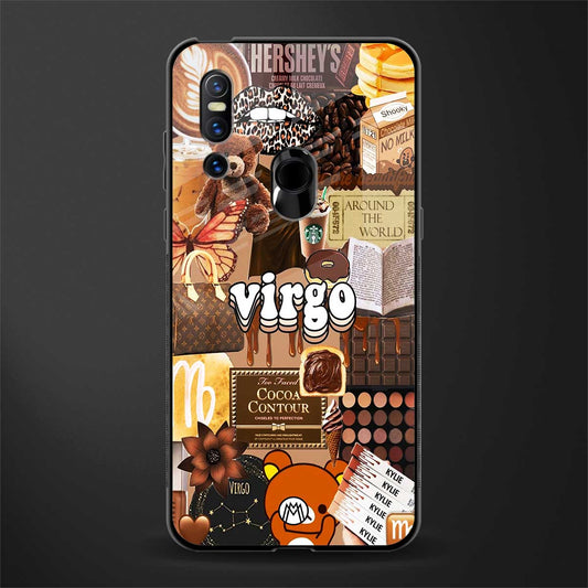 virgo aesthetic collage glass case for vivo v15 image