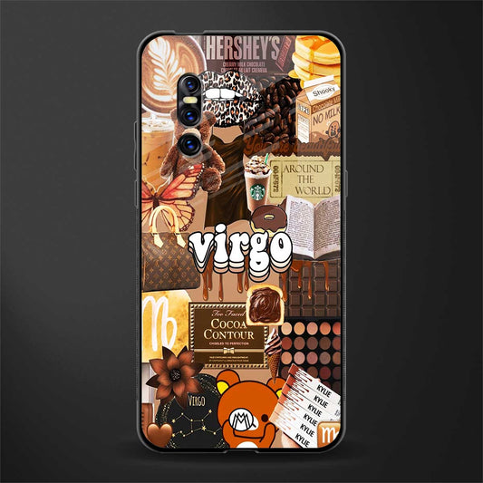 virgo aesthetic collage glass case for vivo v15 pro image