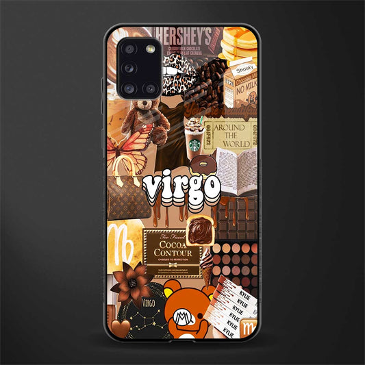 virgo aesthetic collage glass case for samsung galaxy a31 image