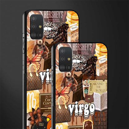 virgo aesthetic collage glass case for samsung galaxy a51 image-2