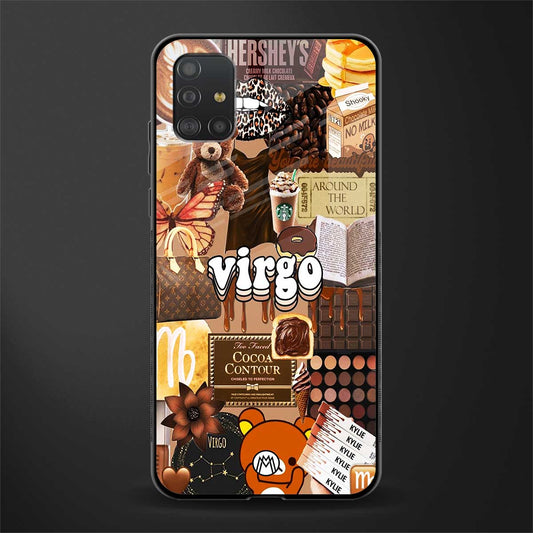 virgo aesthetic collage glass case for samsung galaxy a51 image
